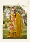 Kalki By Karissa Vatican Foil Printed A Line Plazzo Suits